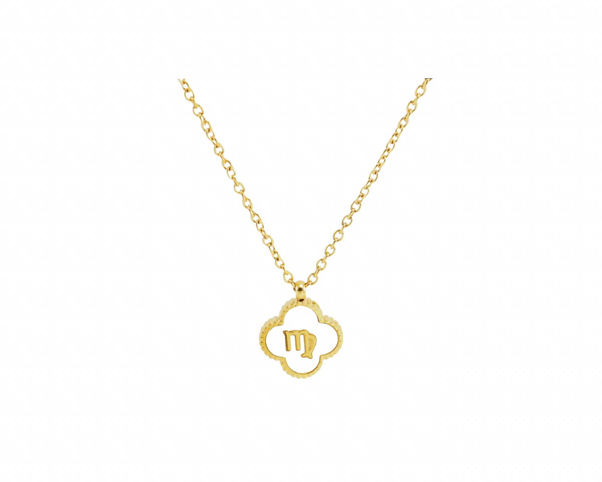 Zodiac Pendant Necklace Virgo