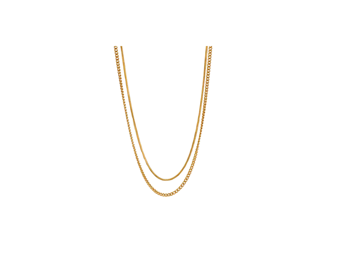 Dainty Dual Layer Symphony Chain Necklace