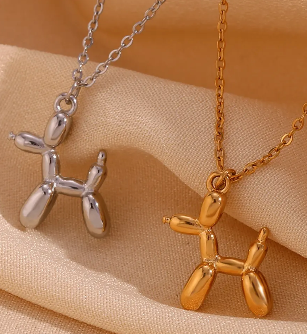 Puppy Pendant Necklace