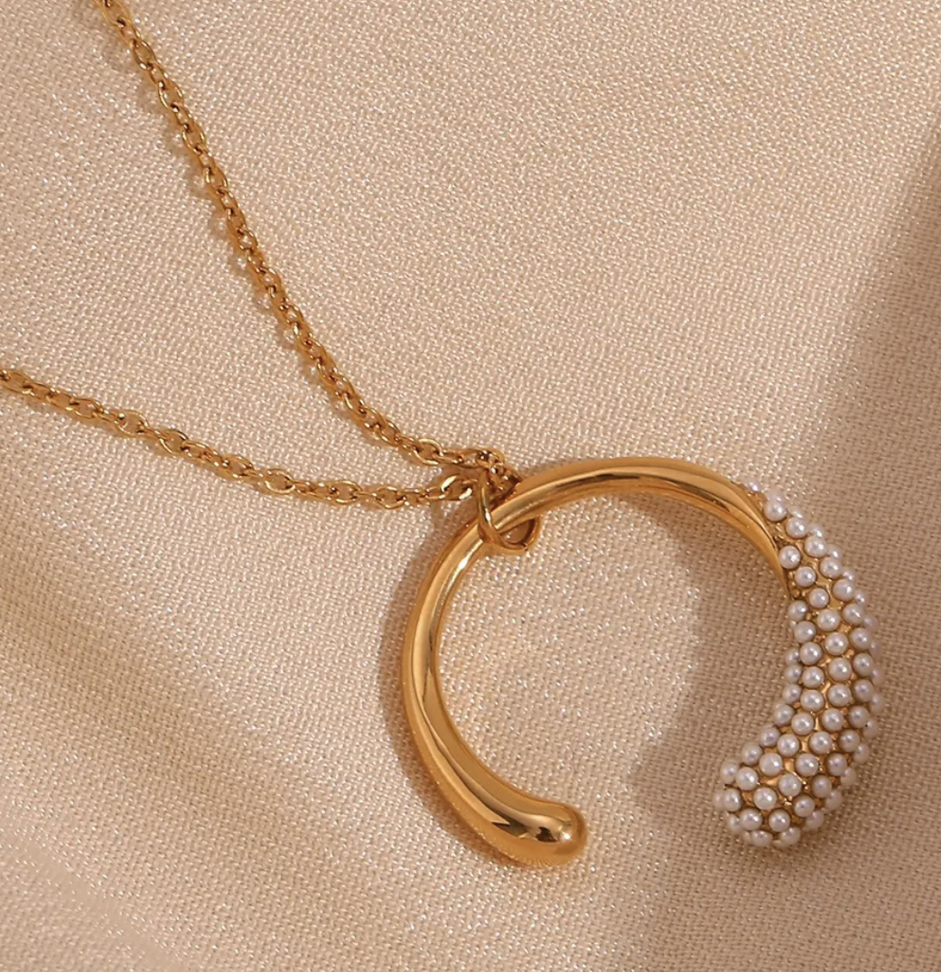 Pearl Moon Necklace