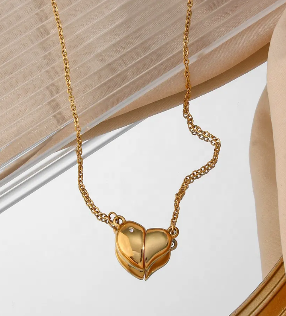 Love Magnetic Heart Necklace