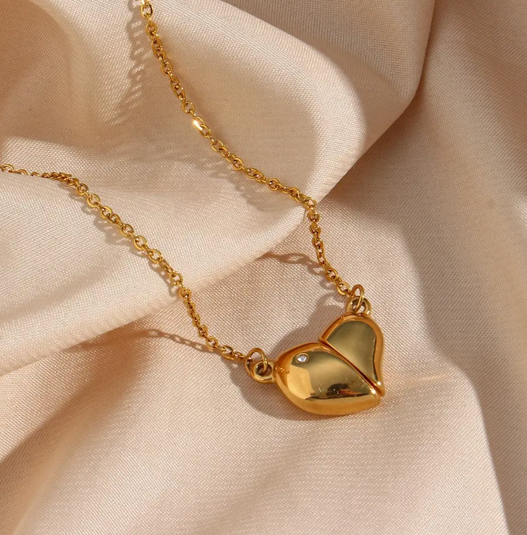 Love Magnetic Heart Necklace